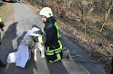Hund und Frauchen im Eis eingebrochen Koeln Dellbrueck Hoehenfelder See P18